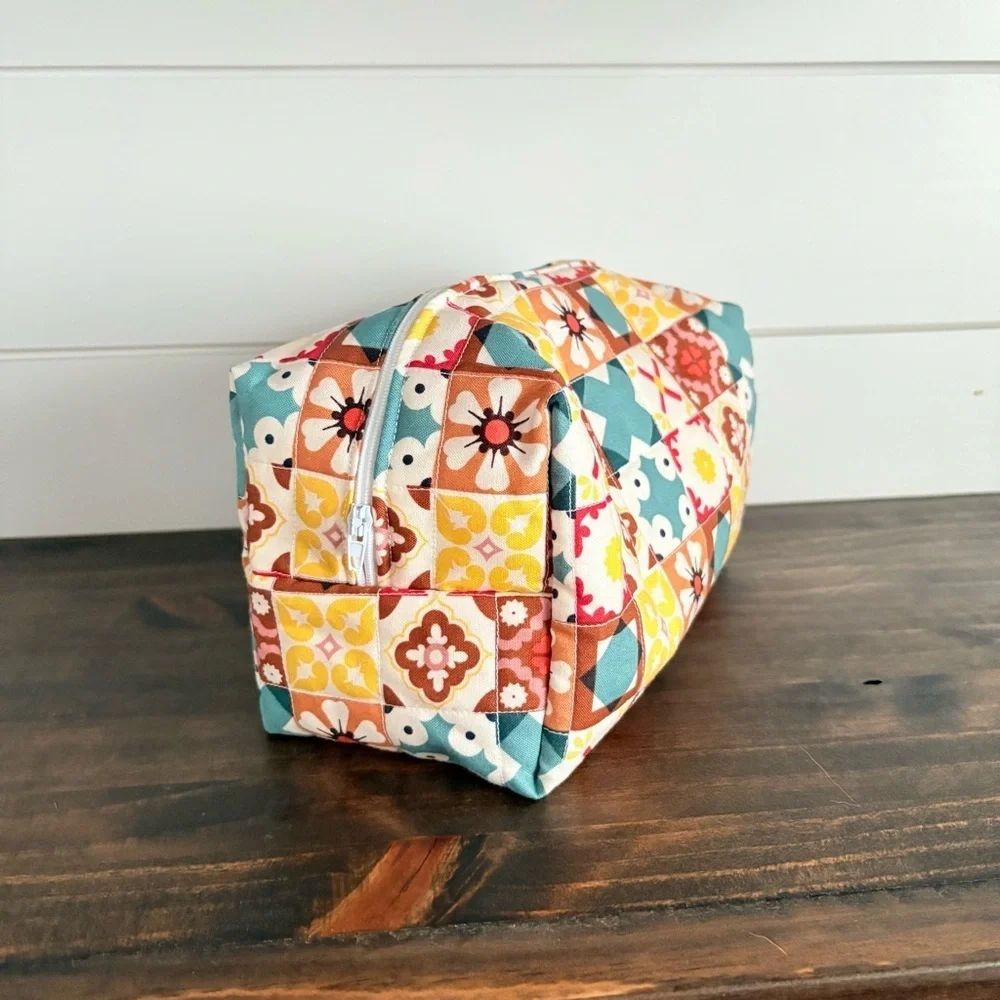 Handmade Cosmetic Make Up Bag Sz OS